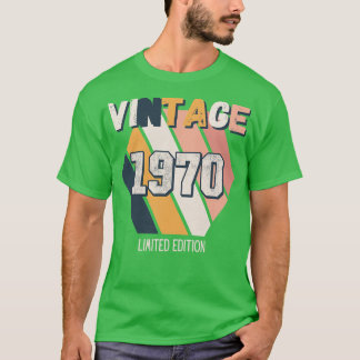 T-shirt Vintage depuis 1970 Anniversaire Retro Fun