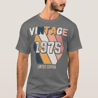 T-shirt Vintage depuis 1975 Anniversaire Retro Fun