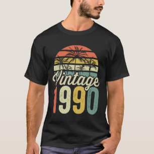 T-shirt Vintage depuis la naissance en 1990 Anniversaire 3
