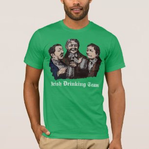T-shirt Vintage Design Team Irish Drinking