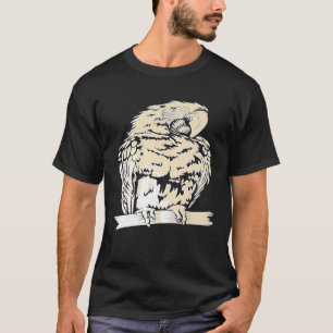 T-shirt vintage dessin d'oiseaux perroquets