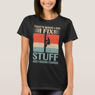 T-shirt Vintage dire Power Lineman Electric Cable Linew