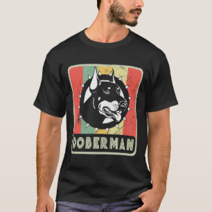 T-shirt Vintage Doberman Dog For Dog Lover
