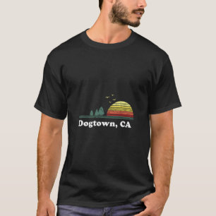 T-shirt Vintage Dogtown California Accueil Souvenir Imprim