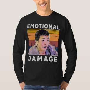 T-shirt Vintage Dommages émotionnels Le type asiatique Hum