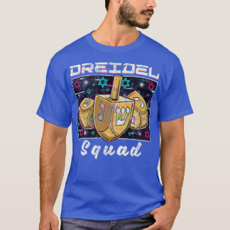 T-shirt Vintage Dreidel Squad Hanoukka Jewish Festival Gam