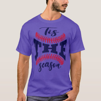 T-shirt Vintage drôle C'est la saison Baseball Is My Favor