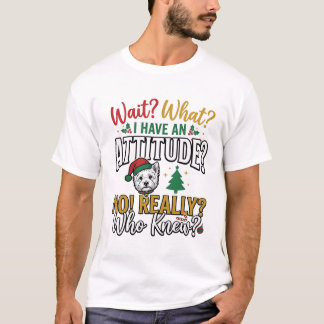 T-shirt vintage drôle de citation d'attitude de ch