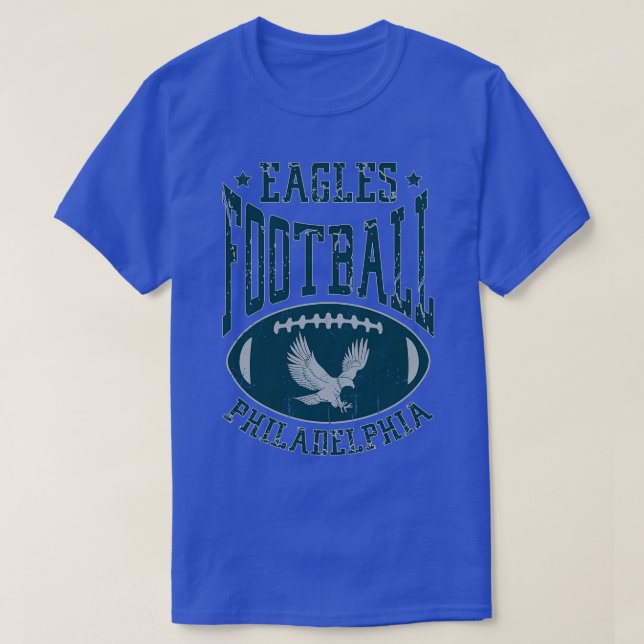 T-shirt Vintage Eagles Philadelphie (Design devant)