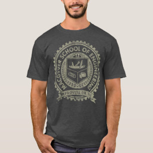 T-shirt VINTAGE - École d'ingénierie MacGyver
