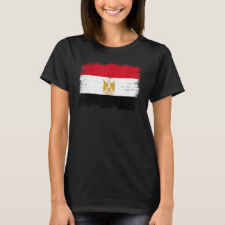 T-shirt Vintage Egypt Flag Egyptian Independence Day