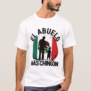 T-shirt Vintage El Abuelo Le Plus Macho Grand-père Mexique