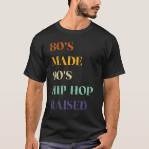 T-shirt Vintage en détresse 80's Fabriqué 90's Hip Hop Éle