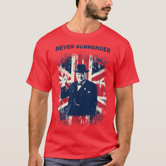 T-shirt Vintage en détresse Winston Churchill