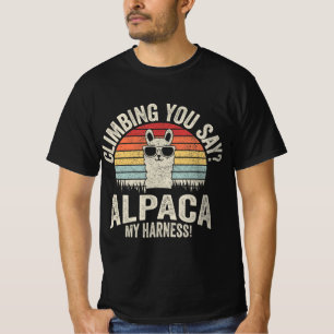 T-shirt Vintage Escalade Rétro Vous Dites Alpaca Mon Harna