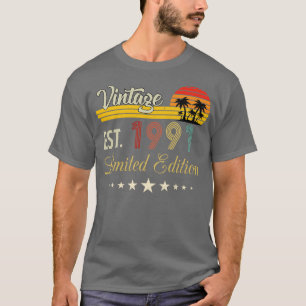 T-shirt Vintage Est 1991 Limited Edition Anniversaire