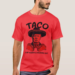T-shirt Vintage Et Drôle, Trump Épouse Toujours Les Poulet
