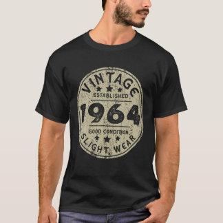 T-shirt Vintage Établi 1964 58E Anniversaire Parti Rétro