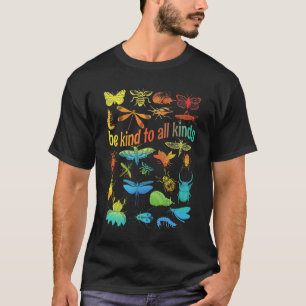 T-shirt Vintage Être Lié À Tous Types Bugs Entom Entomolog