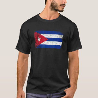T-shirt Vintage Fabriqué À CUBA CUBAN Drapeau Cadeau