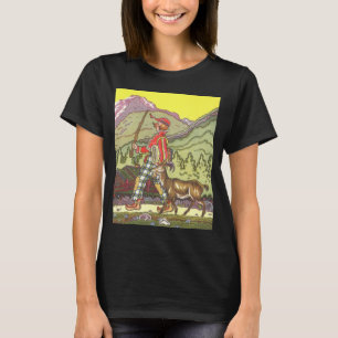 T-shirt Vintage Fairy Tale, Boy and the North Wind, Hauman