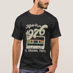 T-shirt Vintage Fait En 1976 44 Ans Parties B