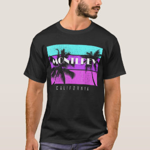 T-shirt Vintage Famille Vacances California Monterey Beach