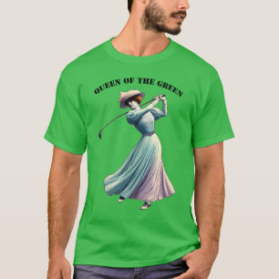 T-shirt Vintage Femme Golfeuse Swing Golf Club URM