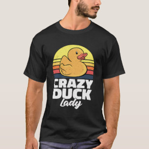 T-shirt Vintage femmes canard rétro Crazy caoutchouc canar