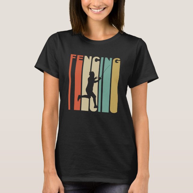 T-shirt Vintage Fencing Graphic 2 (Devant)