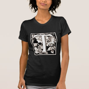 T-shirt Vintage Floral 'T' encadré - Chemise