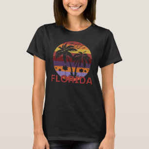 T-shirt Vintage Floride USA Summer Beach