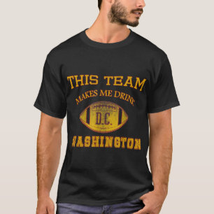 T-SHIRT VINTAGE FOOTBALL AMUSANT CETTE ÉQUIPE ME FAIT BOIR