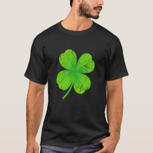 T-shirt Vintage Four Leaf C Funny Saint Patricks Day Shamr