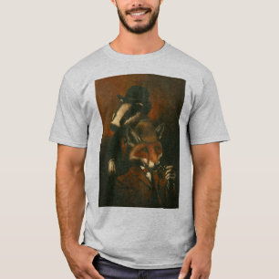 T-shirt Vintage Fox Et Badger Sleuth
