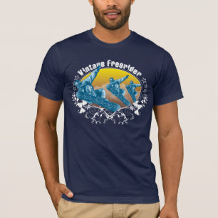 T-shirt Vintage free rider