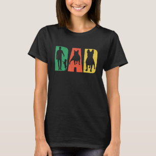 T-shirt Vintage French Bulldog Dog Maman Papa Cute Dog