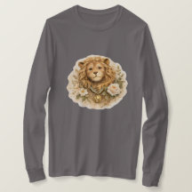 T-Shirt Vintage Golden Lion Manches Longues