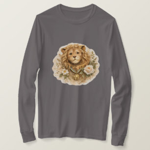 T-Shirt Vintage Golden Lion Manches Longues