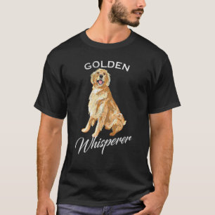 T-shirt Vintage Golden Retriever Whisperer mignon propriét