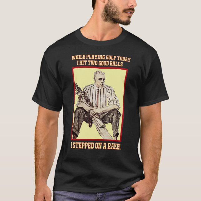 T-shirt vintage Golf Rake (Devant)