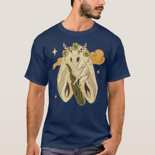T-shirt Vintage Goth Moth Insect Faecore Cottagcore Fairy