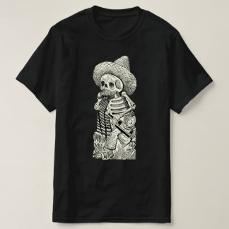 T-shirt Vintage graphique squelette