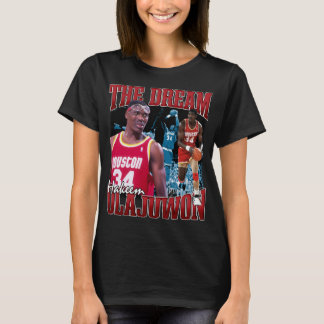 T-shirt Vintage Hakeem Olajuwon Le Dream Basketball Legen
