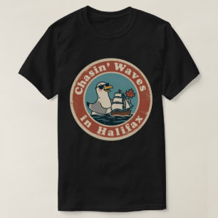 T-shirt Vintage Halifax Nouvelle-Écosse Plaisir nautique