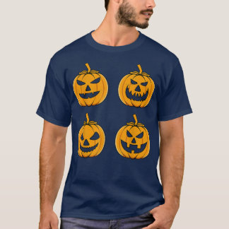 T-shirt Vintage Halloween Citrouille Funny Retro Don 2911