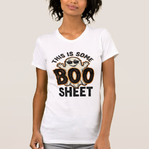 T-shirt vintage Halloween drôle de fantôme Boo She