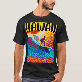 T-SHIRT VINTAGE HAWAII SURFING LABEL 2