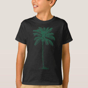 T-shirt Vintage Hawaiian Palm Tree Beach Tropical Island P