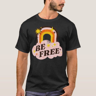 T-shirt Vintage Hippie Bohème Style Soyez Libre